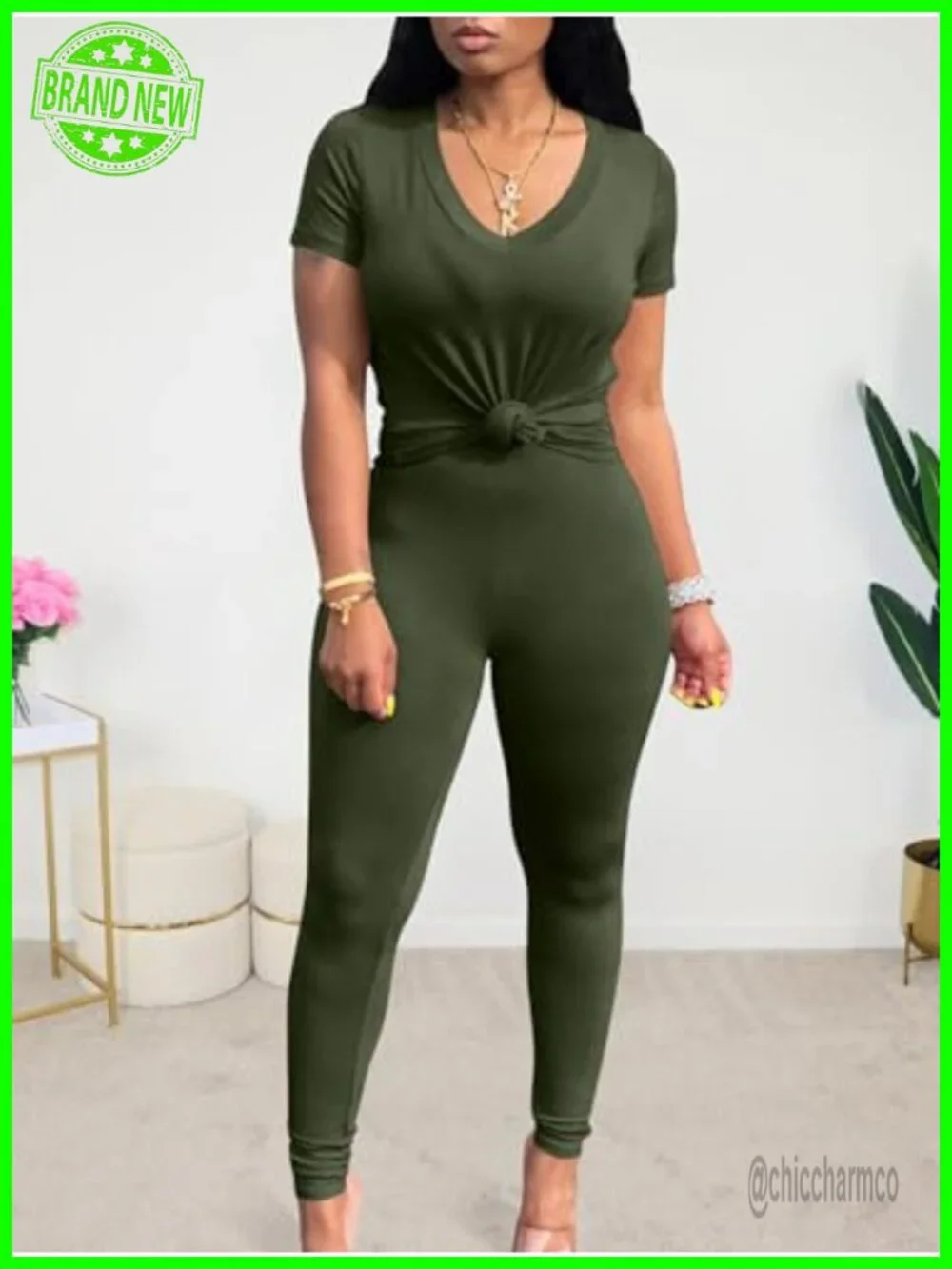 Women's 2 Piece Lounge Set Shorts & Top Summer Casual Workout Tracksuit